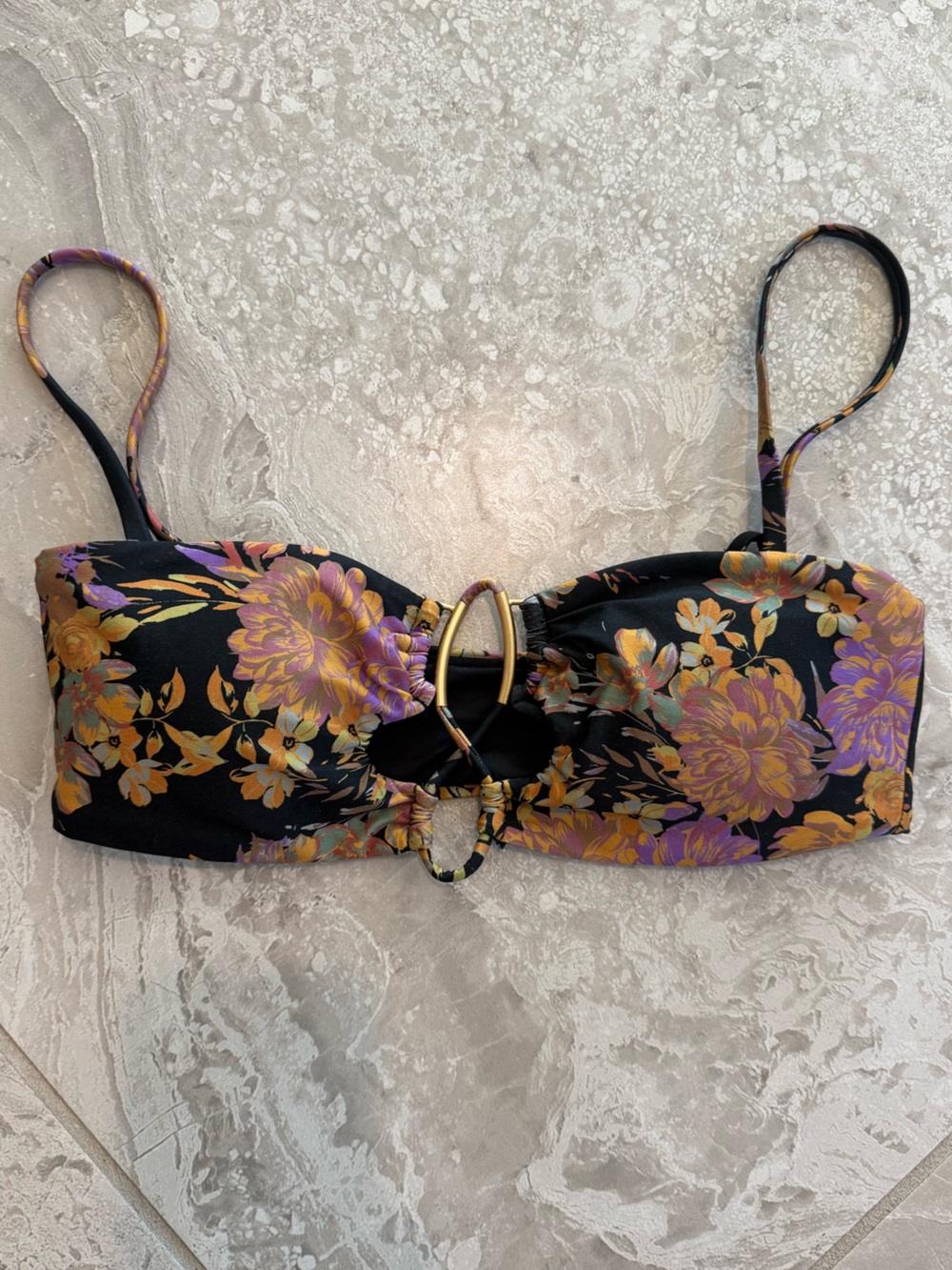 NWT L*SPACE Byron Bay Bikini Top, Size Small